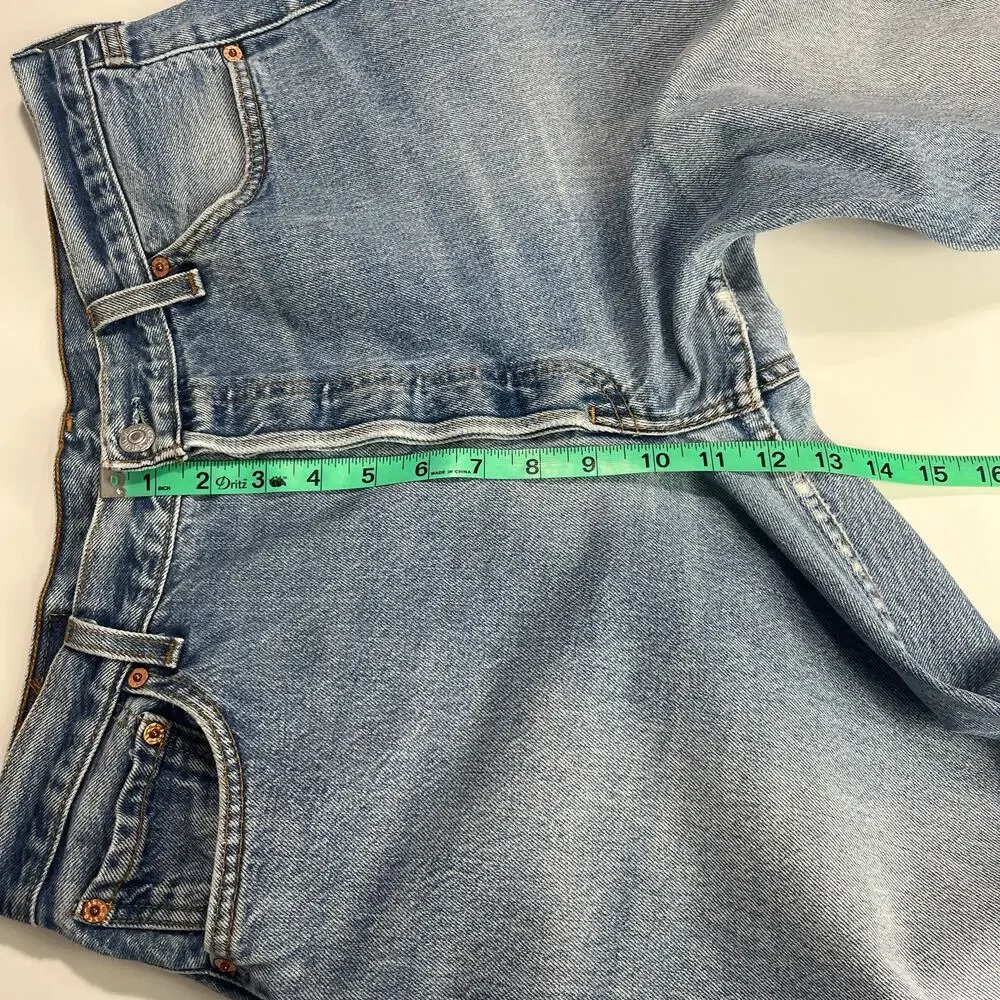 Vintage Levi’s 501 Mens tag 36x32 actual‎ 34x30 Red Tab USA Made 01 Light Wash